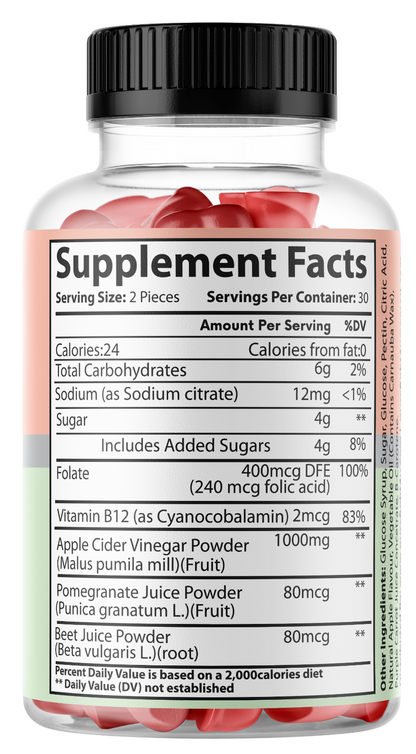 Slimming Gummies Dietary Supplement - 2 Bottles 120 Gummies