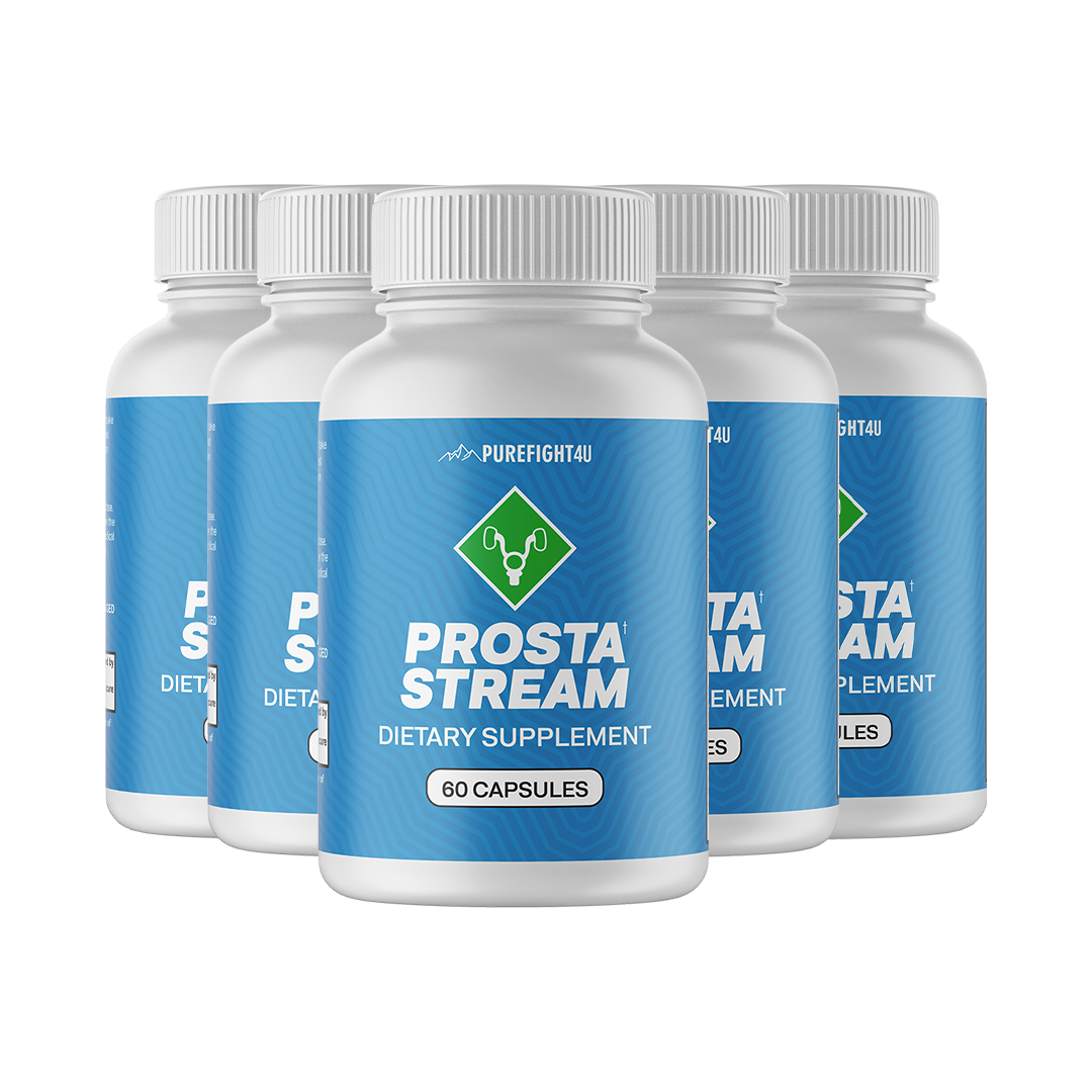 Prosta Stream Dietary Supplement 5 Bottles 300 Capsules