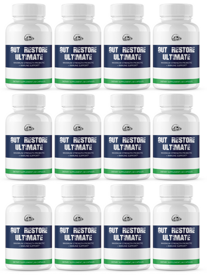 Gut Restore Ultimate Probiotic 12 Bottles 720 Capsules