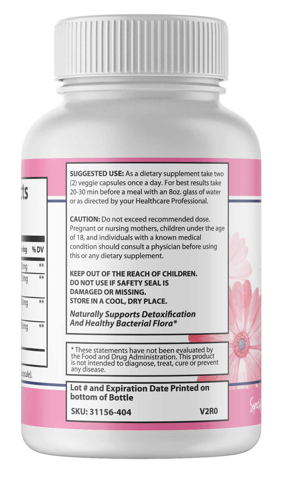 Candilex All Natural Detox Formula 3 Bottles 180 Capsules