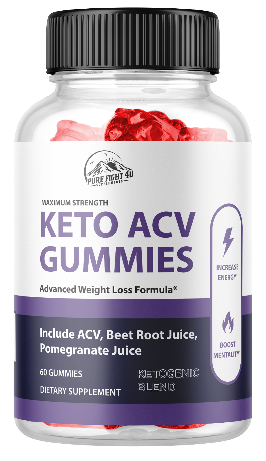 Keto ACV Gummies Advance Weight Loss Formula 2 Bottles 120 Gummies