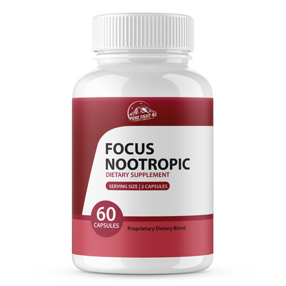 Focus Nootropic Dietary Supplement - 12 Bottles 720 Capsules