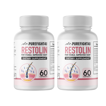 Restolin Hair Skin and Nails Supplement 2 Bottles 120 Capsules