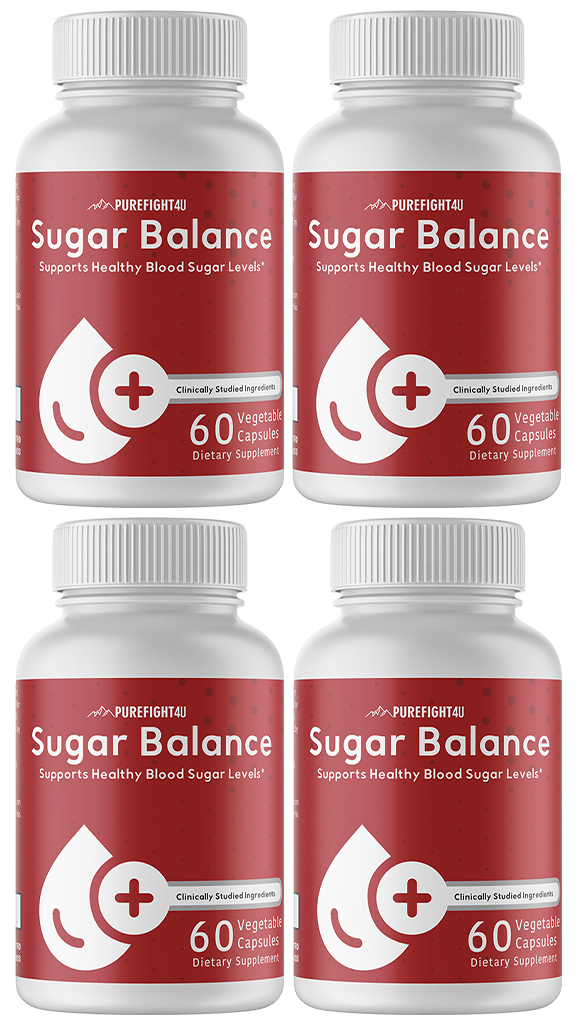 Sugar Balance Supports Healthy Blood Sugar Levels 4 Bottles240 Veg Caps