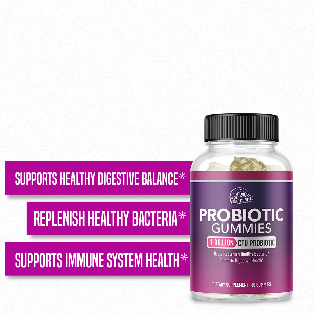 Probiotic Gummies 1 Billion CFU 5 Bottles 300 Gummies