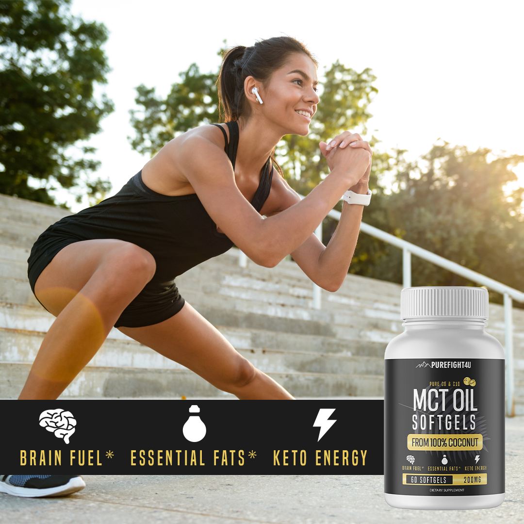 MCT Oil 200 MG 5 Bottles - 300 SoftGels