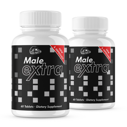 Male Extra - Testosterone Booster  2 Bottles 120 Tablets