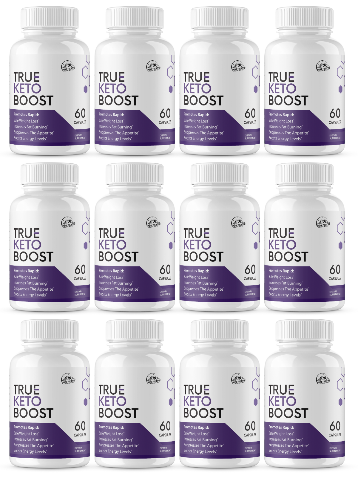 True Keto Boost Dietary Supplement 12 Bottles 720 Capsules