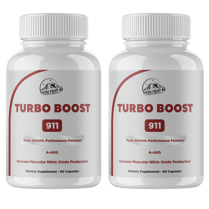 Turbo Boost 911 Peak Athletic Performance Formula 2 Bottles 120 Capsules