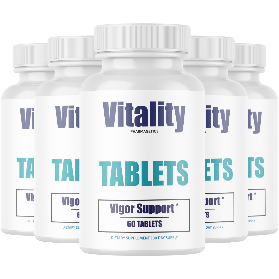 Vitality Tablets Dots For Men, Vitality Dots, Vitality Tablets Dots - 5 Bottles