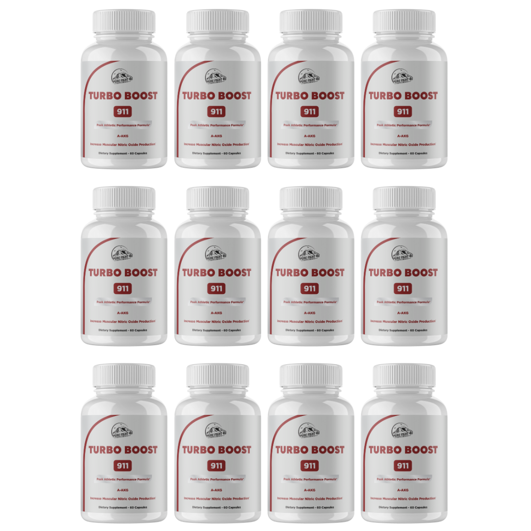 Turbo Boost 911 Peak Athletic Performance Formula 12 Bottles 720 Capsules