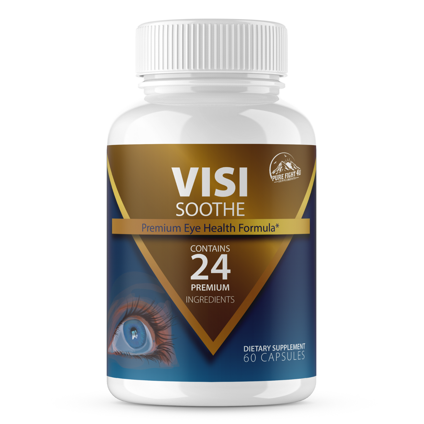 Visi Soothe Premium Eye Health Formula - 2 Bottles 120 Capsules