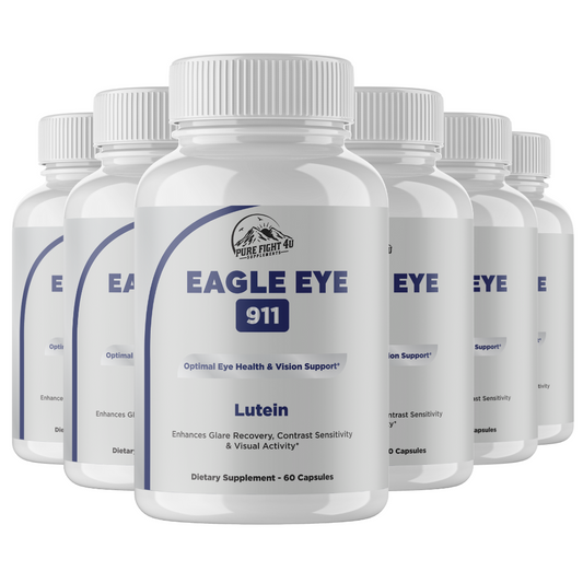 Eagle Eye 911 Optimal Eye Health & Vision Support 6 Bottles 360 Capsules