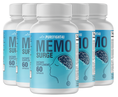 Memo Surge 5 Bottles 300 Capsules