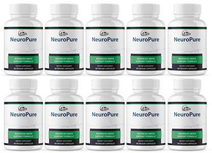 Neuro Pure Advanced Nerve Support Formula - 10 Bottles 600 Capsules