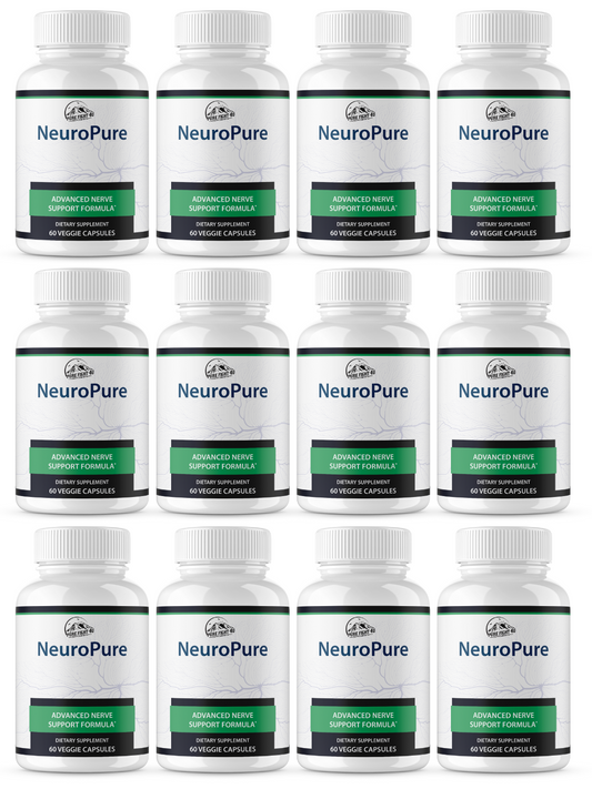 Neuro Pure Advanced Nerve Support Formula - 12 Bottles 720 Capsules