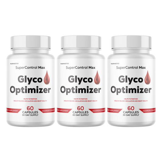 Glyco Optimizer Healthy Blood Circulation & Heart Health 3 Bottles 180 Capsules