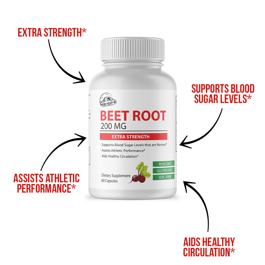 Beet Root 200mg Extra Strength 10 Bottles 600 Capsules