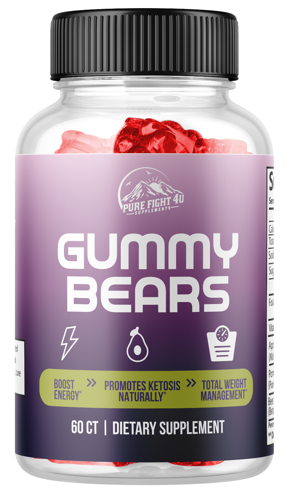 Gummy Bears Boost Weight Loss & Health Support 60 Gummies