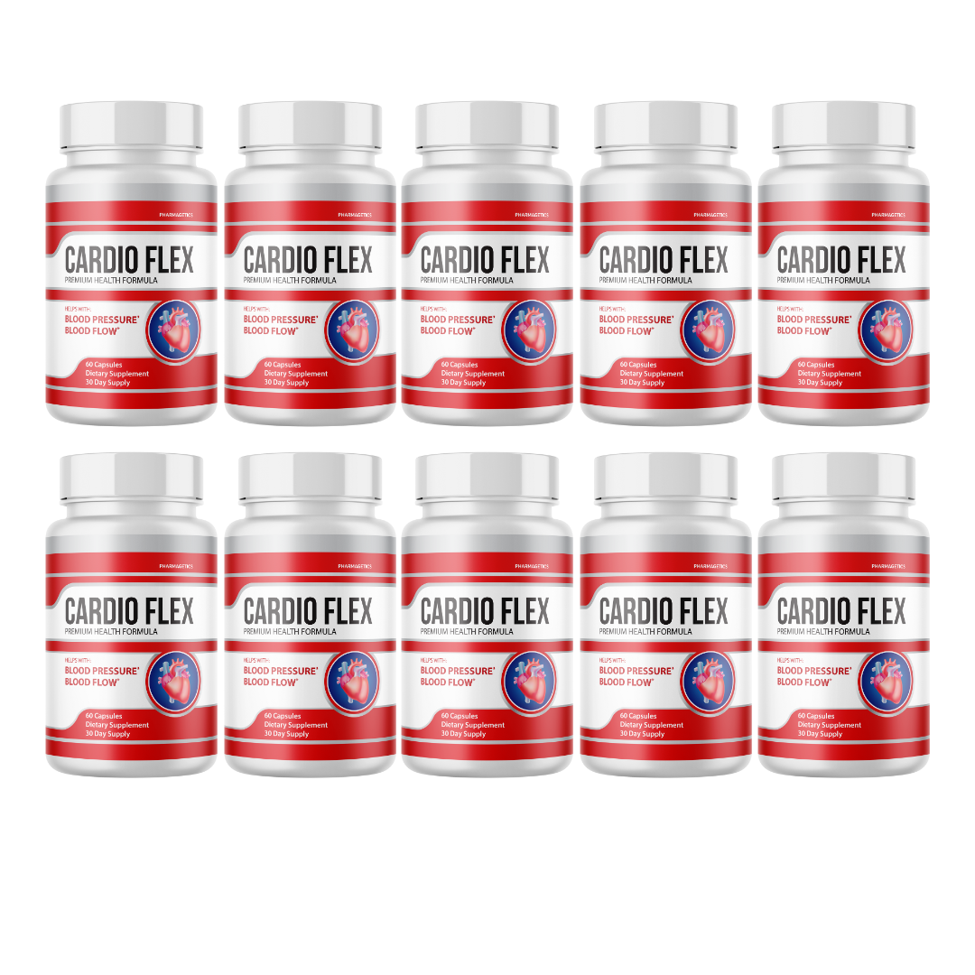 Cardio Flex Premium Health Formula 10 Bottles 600 Capsules