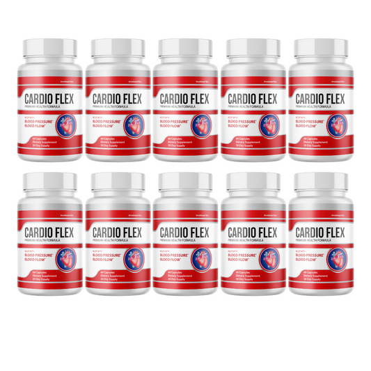 Cardio Flex Premium Health Formula 10 Bottles 600 Capsules