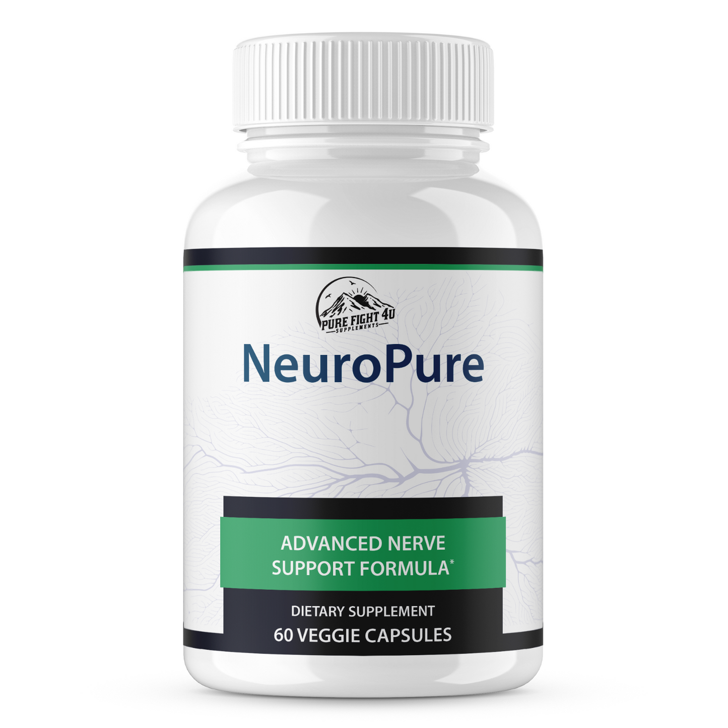 Neuro Pure Advanced Nerve Support Formula - 10 Bottles 600 Capsules