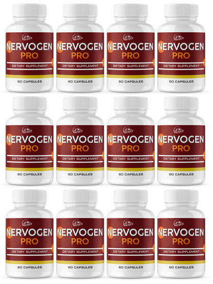 Nervogen Pro Dietary Supplement - 12 Bottles 720 Capsules