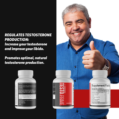 TESTO PRIME Best Testosterone Booster 12 Bottles 1080  Capsules