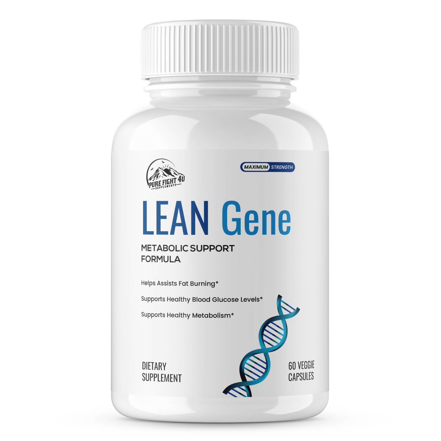 Lean Gene Metabolic Weight Loss Support Supplement - 12 Bottles 720 Capsules