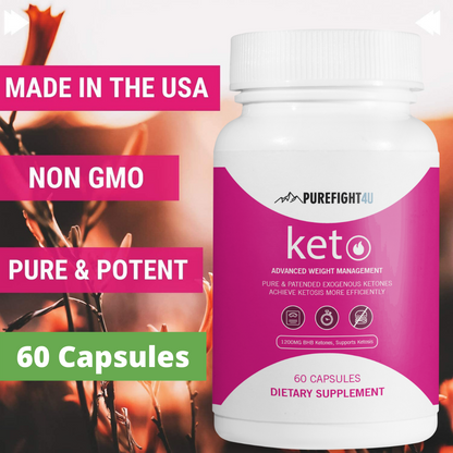 Keto Advanced Weight Management Formula - 3 Bottles 180 Capsules