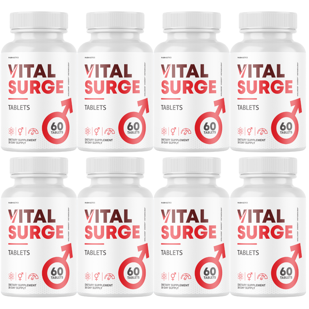 Vital Surge Male Tablets Vital Surge Testo Support Tablets - 8 Bottles