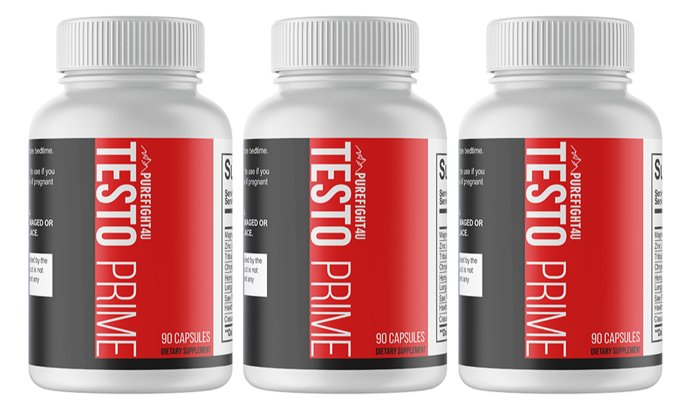 TESTO PRIME Best Testosterone Booster 3 Bottles 270 Capsules