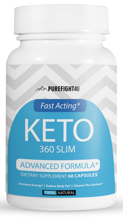 Keto 360 Slim Fast Acting Advanced Formula - 5 Bottles 300 Capsules