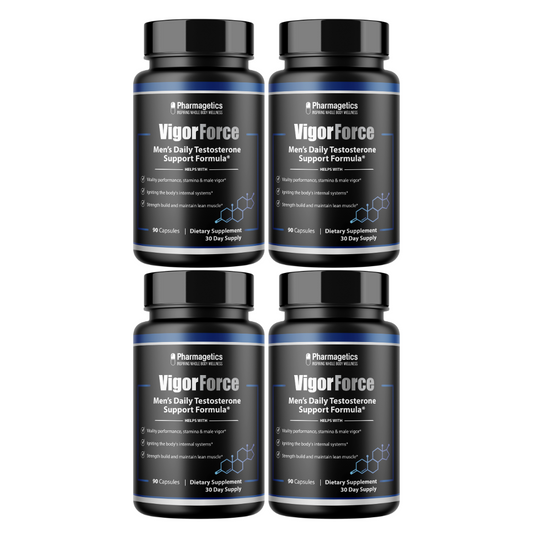 Vigor Force - Men's Enhance Support - 4 Bottles 360 Capsules