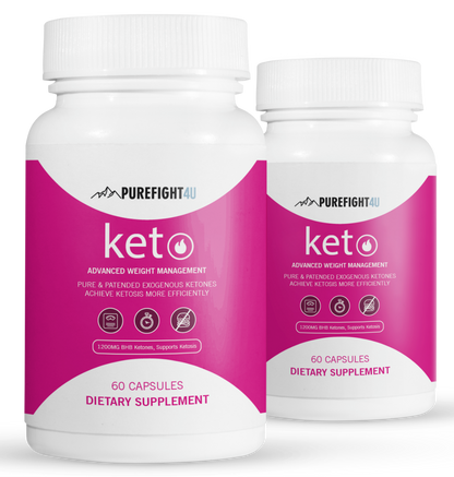 Keto Advanced Weight Management Formula - 2 Bottles 120 Capsules