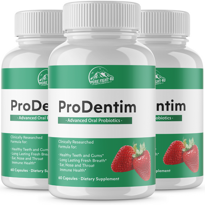 ProDentim Advanced Oral Probiotics 3 Bottles 180 Capsules