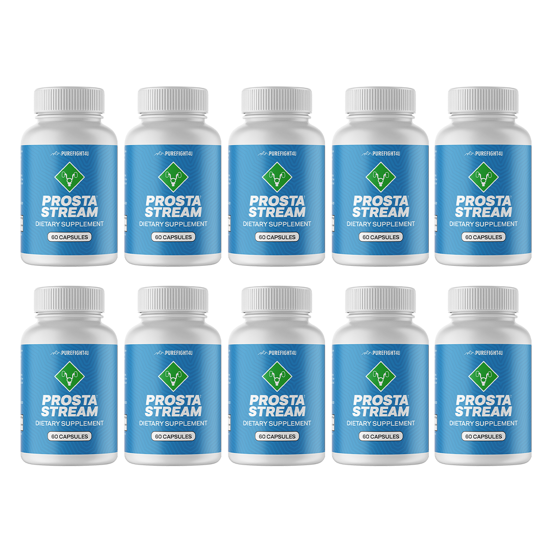 Prosta Stream Dietary Supplement 10 Bottles 600 Capsules