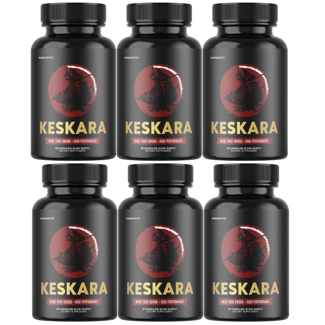 Keskara Male Health Pills to Boost Vitality and Overall Performance - 6 Bottles