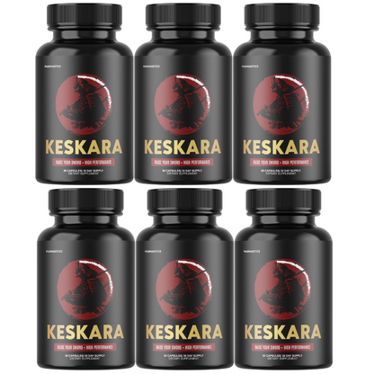 Keskara Male Health Pills to Boost Vitality and Overall Performance - 6 Bottles