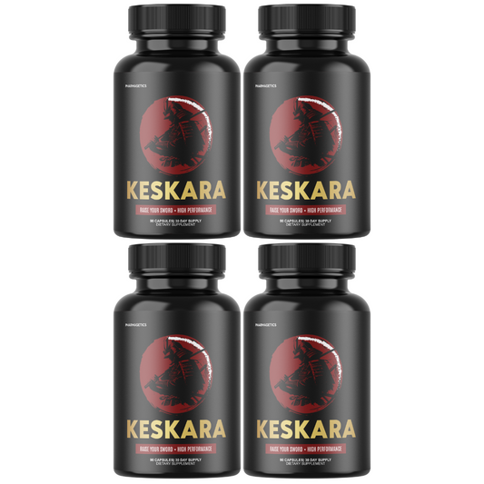 Keskara Male Health Pills to Boost Vitality and Overall Performance - 4 Bottles