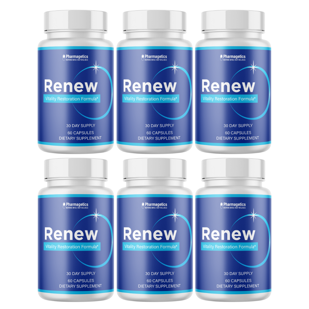 Renew Vitality Restoration Formula 6 Bottles  360 Capsules