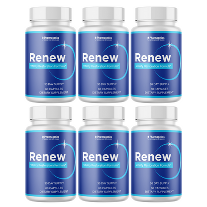 Renew Vitality Restoration Formula 6 Bottles  360 Capsules