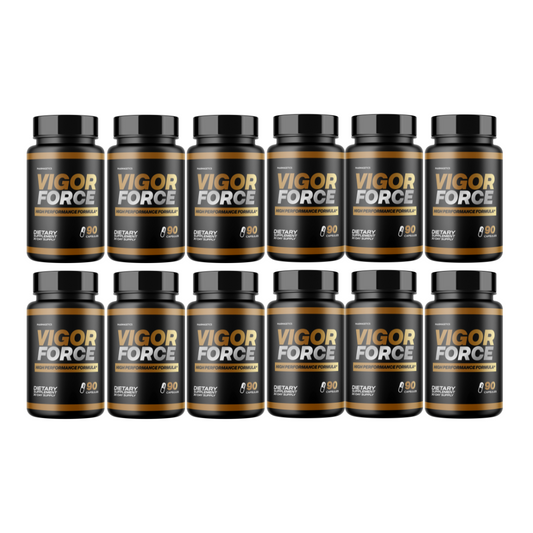 Vigor Force High Performance Formula 12 Bottles 1080 Capsules