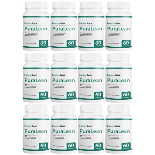 Official PuraLean Pills, Advanced Formula 12 Bottles 720 Capsules