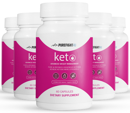 Keto Advanced Weight Management Formula - 5 Bottles 300 Capsules