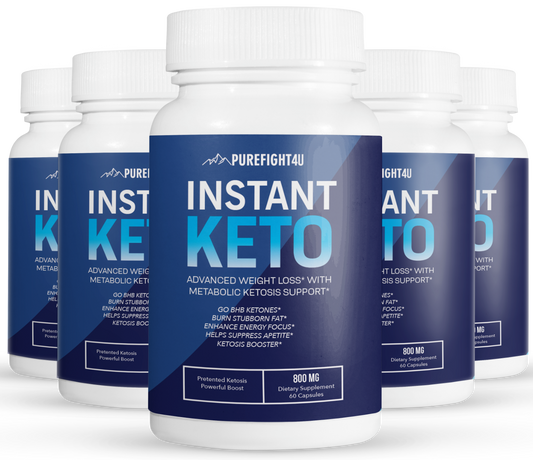 Instant Keto Weight Loss Ketogenic Supplement BHB - 5 Bottles 300 capsules