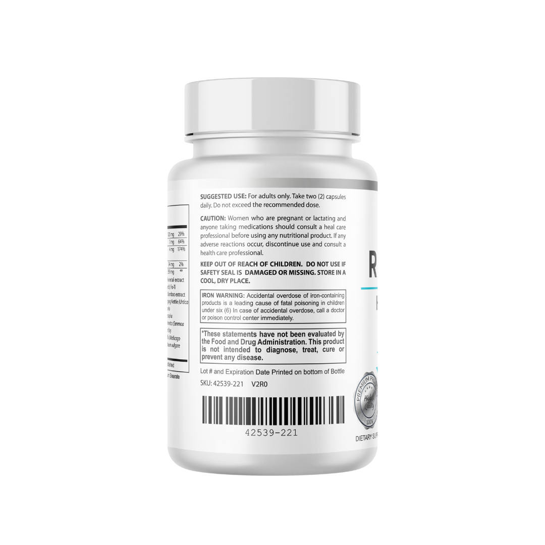 Regrow Hair Activation Formula - 2 Bottles 120 Capsules