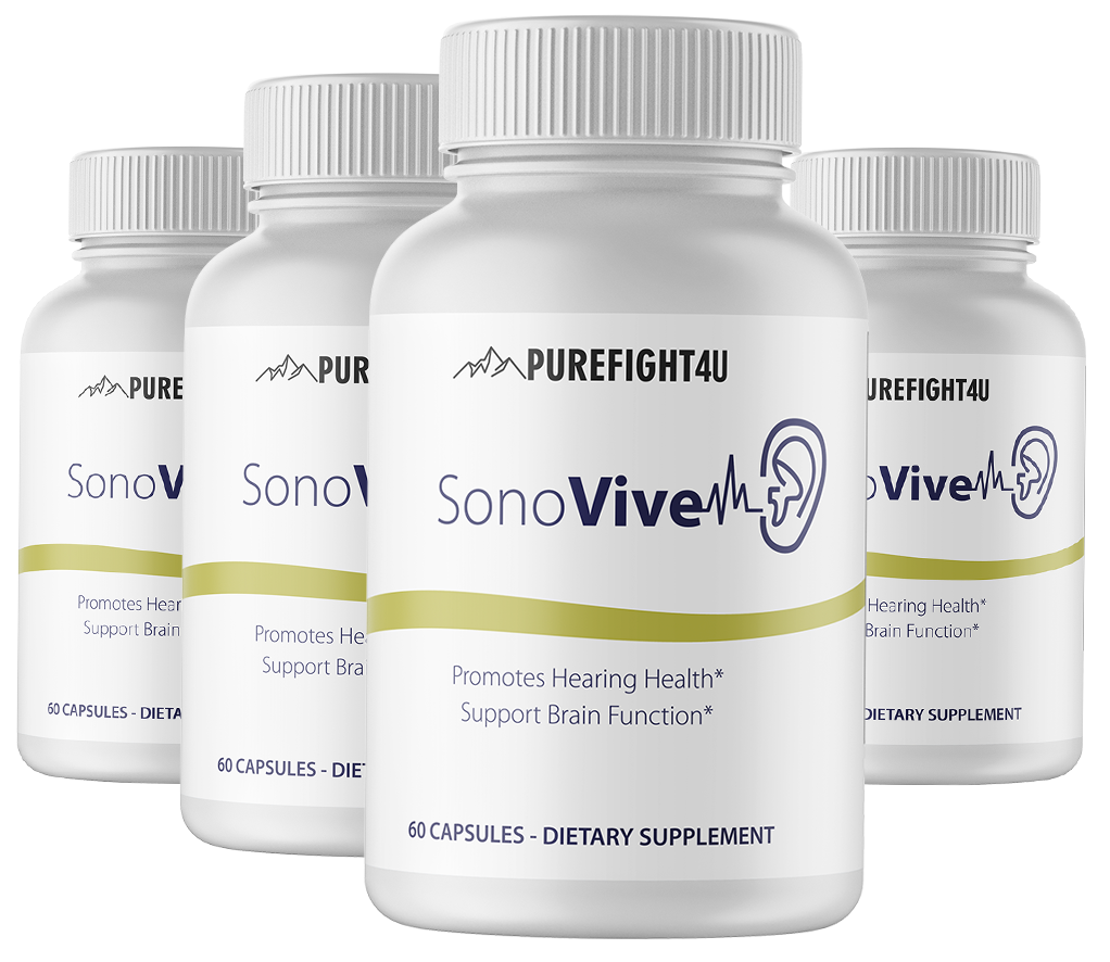 Sonovive Capsules Hearing Supplement 4 Bottles 240 Capsules