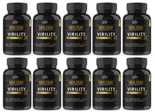 Virility T3X Maximum Strength for Men 10 Bottles 900 Capsules