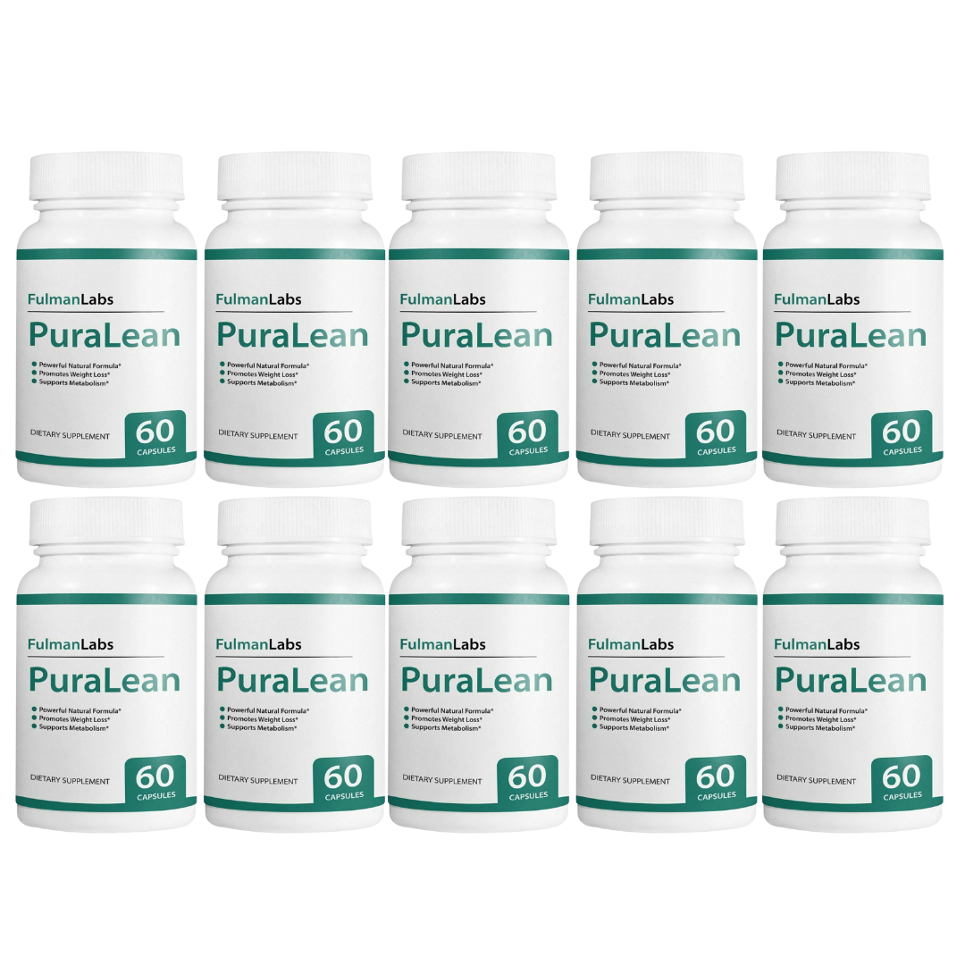 Official PuraLean Pills, Advanced Formula 10 Bottles 600 Capsules